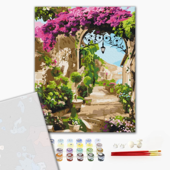 Картина по номерам Преміум картини - Квіткова арка