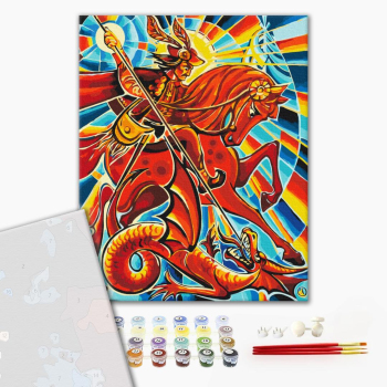 Картина по номерам Преміум картини - Змієборець © Oleg Loburak