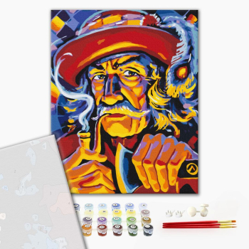 Картина по номерам Преміум картини - Дідо з гір © Oleg Loburak