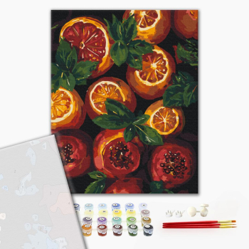 Картина по номерам Преміум картини - Соковита насолода