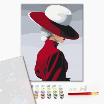 Картина по номерам Преміум картини - Червоний оксамит