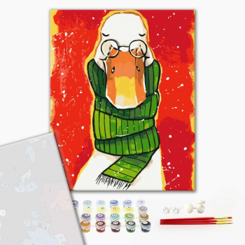 Картина по номерам Преміум картини - Теплий шарф © ANNART