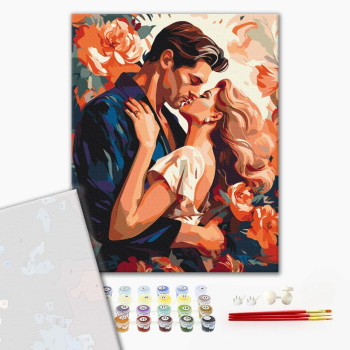 Картина по номерам Преміум картини - Момент закоханих