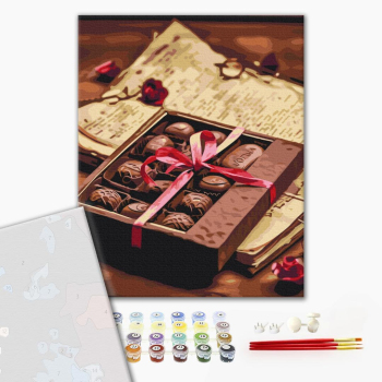 Картина по номерам Преміум картини - Зізнання в коханні