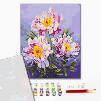 Картина по номерам Преміум картини - Королівство півоній © Anna Steshenko