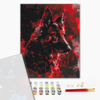 Картина по номерам Преміум картини - Рубіновий Вартовий