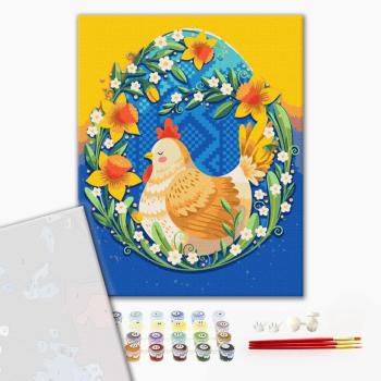 Картина по номерам Преміум картини - Пасхальне Щастя © Поліна Скурихіна