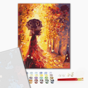 Картина по номерам Преміум картини - Золота осінь