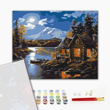 Картина по номерам Преміум картини - Будинок лісника