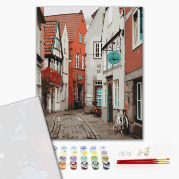 Картина по номерам Преміум картини - Вуличками Бремена