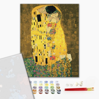 Картина по номерам Преміум картини - «Поцілунок» Густава Клімта