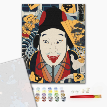 Картина по номерам Преміум картини - Портрет актора Тойохари Кунічіки