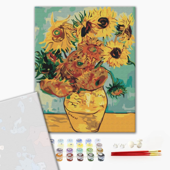 Картина по номерам Преміум картини - Соняшники. Ван Гог