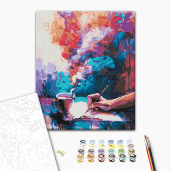 Картина по номерам Люди на картинах - Аромат думок