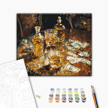 Картина по номерам Чоловічі - Золотий відпочинок