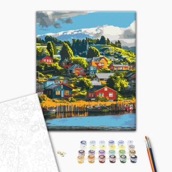 Цветная деревня