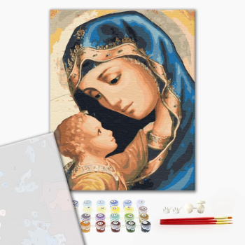 Картина по номерам Преміум картини - Матір Божа