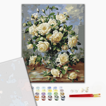 Картина по номерам Преміум картини - Кремовий натюрморт