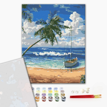 Картина по номерам Преміум картини - Райський острів