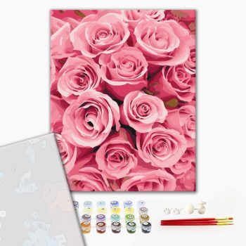 Картина по номерам Преміум картини - Троянди з мрій
