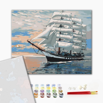 Картина по номерам Преміум картини - Вітер у вітрилах
