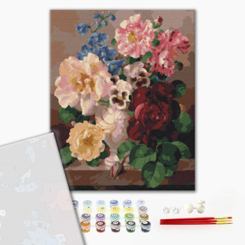 Картина по номерам Преміум картини - Пишний натюрморт