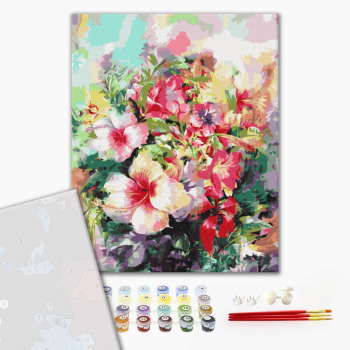 Картина по номерам Преміум картини - Фантазійні квіти