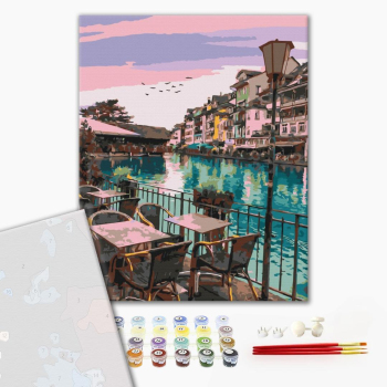 Картина по номерам Преміум картини - Вечір в Анталії