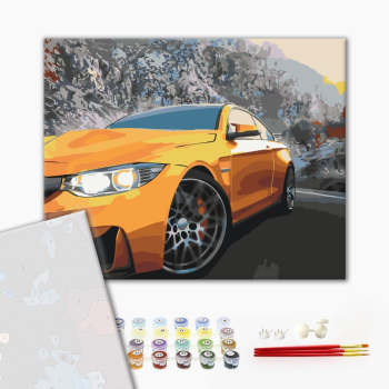 Картина по номерам Преміум картини - Драйвовий пейзаж