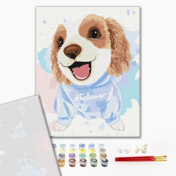 Картина по номерам Преміум картини - Дружочок