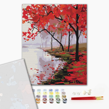 Картина по номерам Преміум картини - Кольори Японії