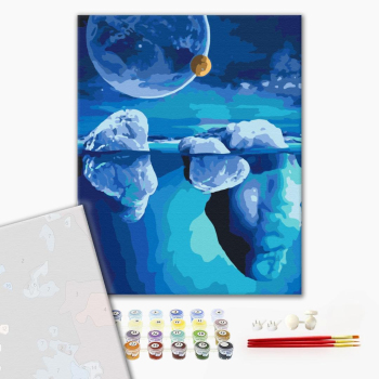 Картина по номерам Преміум картини - Космос льодовиків