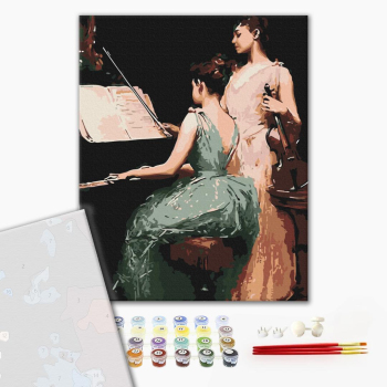 Картина по номерам Преміум картини - Мелодії юності