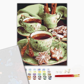 Картина по номерам Преміум картини - М'ятні пряники