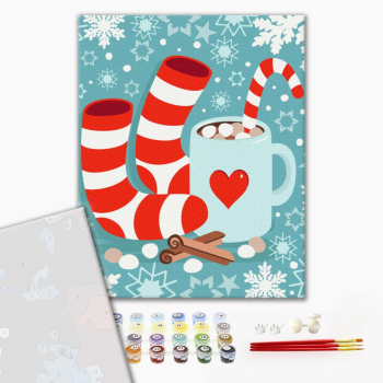 Картина по номерам Преміум картини - Нумо зимувати