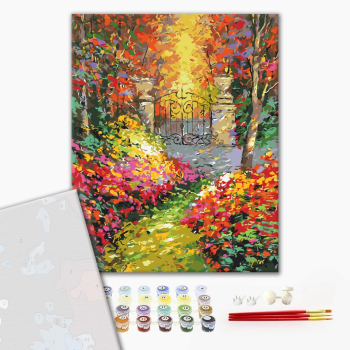 Картина по номерам Преміум картини - Осінній сад