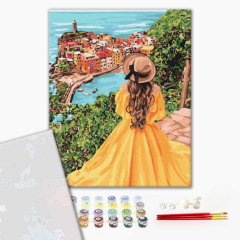 Картина по номерам Преміум картини - Портове містечко