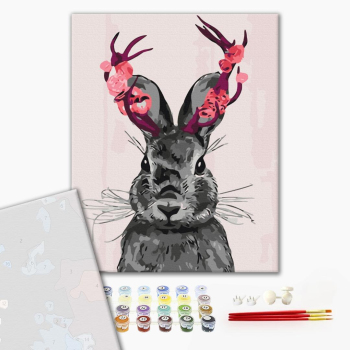 Картина по номерам Преміум картини - Фантастичний кролик