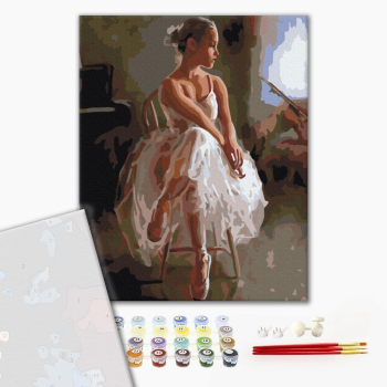 Картина по номерам Преміум картини - Юна балерина