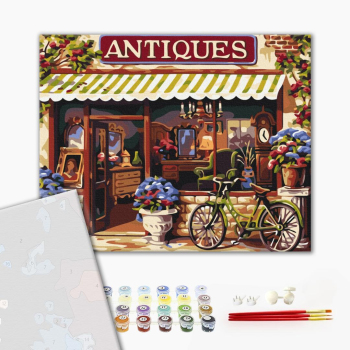 Картина по номерам Преміум картини - Антикварна лавка