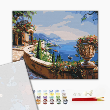 Картина по номерам Преміум картини - Вид на затоку