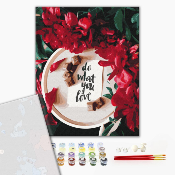 Картина по номерам Преміум картини - Все що ти любиш