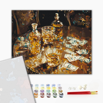 Картина по номерам Преміум картини - Золотий відпочинок