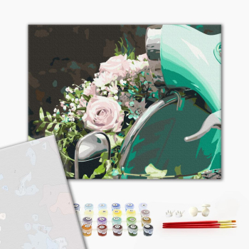Картина по номерам Преміум картини - Квіткова поїздка