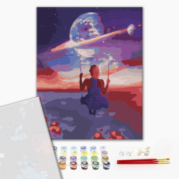 Картина по номерам Преміум картини - Космічні мрії