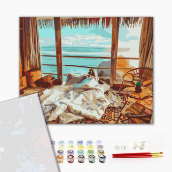 Картина по номерам Преміум картини - Мальдівський затишок