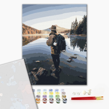 Картина по номерам Преміум картини - Мандрівник