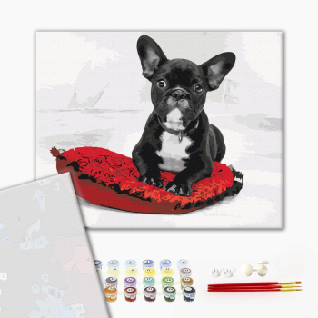 Картина по номерам Преміум картини - Мій улюблений песик