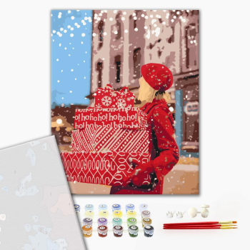 Картина по номерам Преміум картини - Новорічний настрій