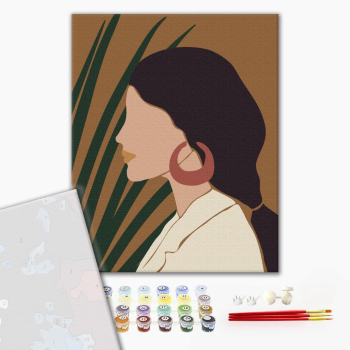 Картина по номерам Преміум картини - Пастельні тропіки: триптих 1